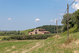Landgut Toskana, Fattoria Montefoscoli, Tabakscheune