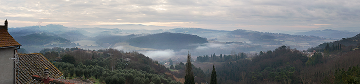 Landschaft Toskana Montefoscoli