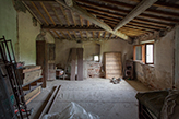 casa rurale in  vendita Castelfiorentino - Toscana, soffitta con travi di legno 