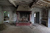 Bauernhaus Toskana - Montefoscoli, Küche mit Kamin