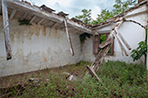 Bauernhaus Le Colombaie - Montefoscoli - Toskana, eingestürztes Dach