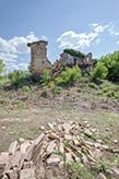 verlassenes Landgut mit Resten von Bauernhaus bei Montefoscoli - Toskana