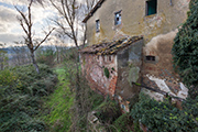 Bauernhaus Carfalino Toskana, Anbau mit Backofen und Magazin