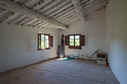 Toscana Palaia, casa rurale podere Casanova, camera con stufa
