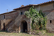 Bauernhaus Casanova Toskana, Außentreppe von Südost