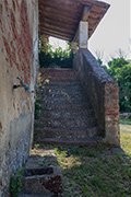 casa rurale Toscana, scala esterna, podere Casanova