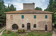 Toscana vendita casa rurale, facciata posteriore