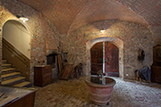 Atrium in einem Bauernhaus der Toskana