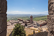 casa di vacanza con picina - Toscana, Volterra - Montecatini Val di Cecina, Torre dei Belforti vista dalla finestra