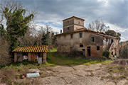 Bauernhaus mit Taubenturm in Toskana - Val d'Era , Landhaus Italien 