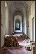 Villa Montefoscoli - Toskana, Galerie mit Freskenzyklus