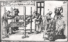 Georg Christoph Martini, Viaggio in Toscana, Seidenproduktion