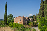 Landhaus kaufen, Landgut Monzone Toskana, Eingang Nordostseite