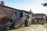 Bauernhaus Casanova Toskana, Außentreppe von Südwest