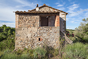 altes Bauernhaus  Varatrogoli in Maremma  Toskana, Außentreppe
